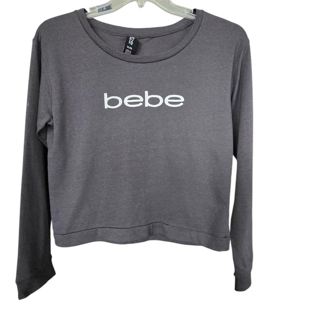 bebe Women's Sleepwear Long‎ Sleeve Top XL